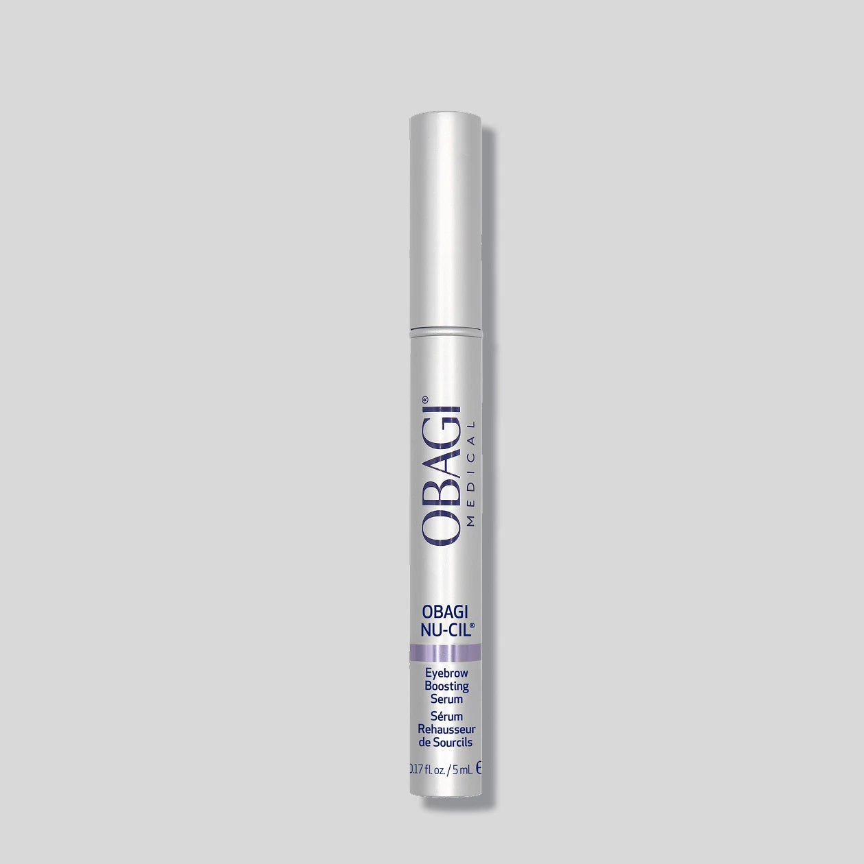 Obagi Nu-Cil Brow & Lash Duo Set featuring a close-up of well-groomed eyebrows and lush eyelashes for eye enhancement.