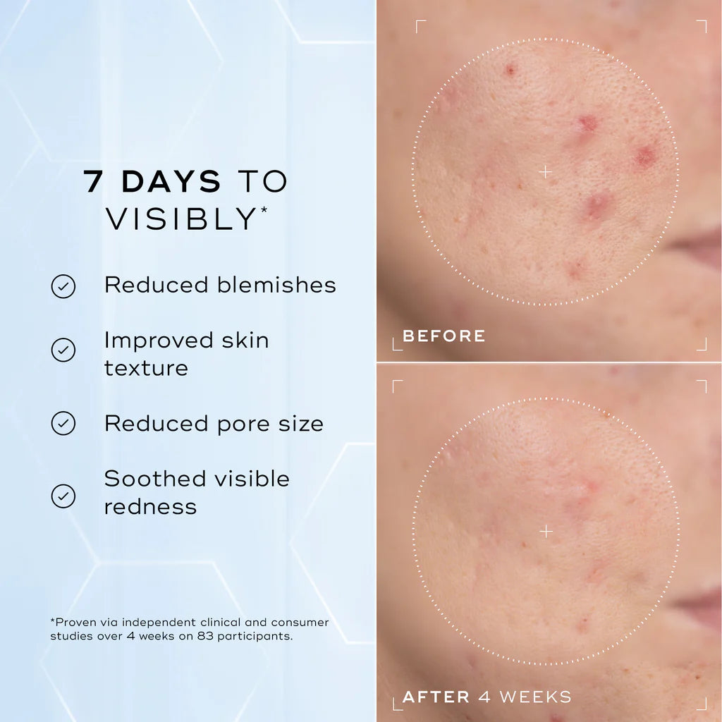 Medik8 Niacinamide Peptides serum bottle showing 30ml size and label with product name and brand for skincare benefits.