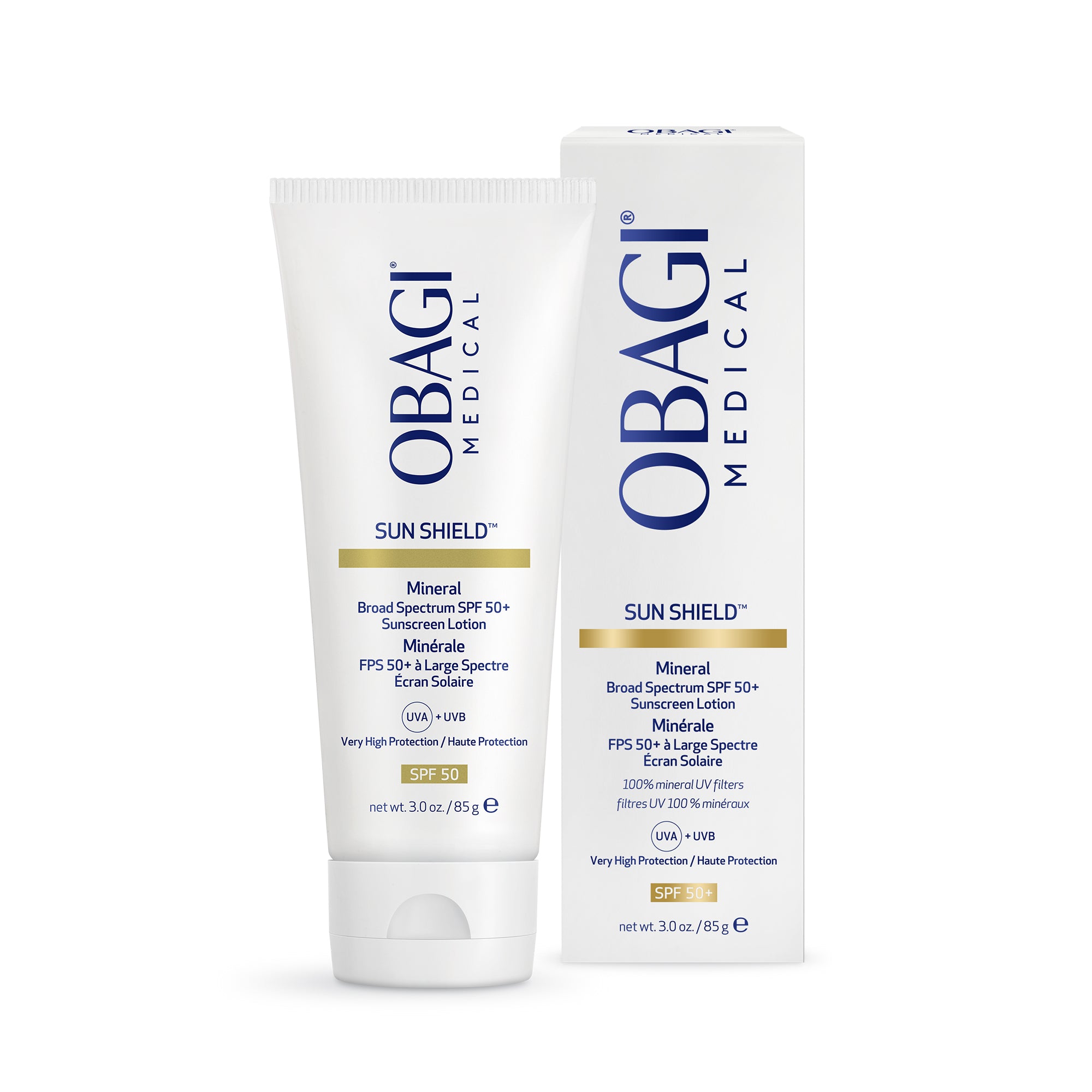 Obagi Sun Shield Mineral Broad Spectrum SPF 50 with open cap