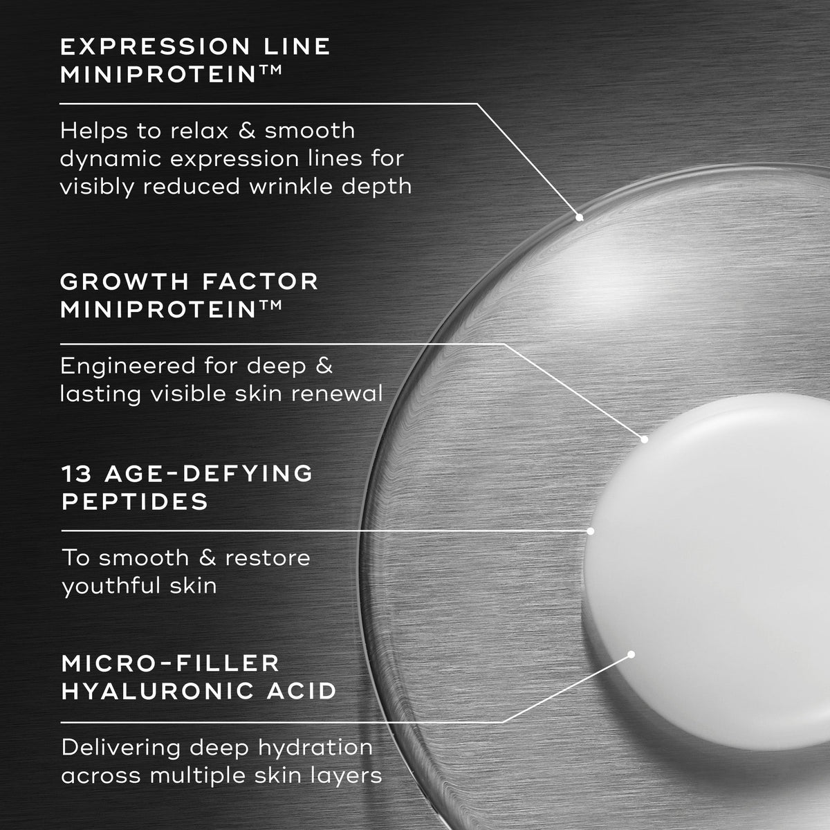 Liquid Peptides Advanced MP key ingredients from Medik8 UK