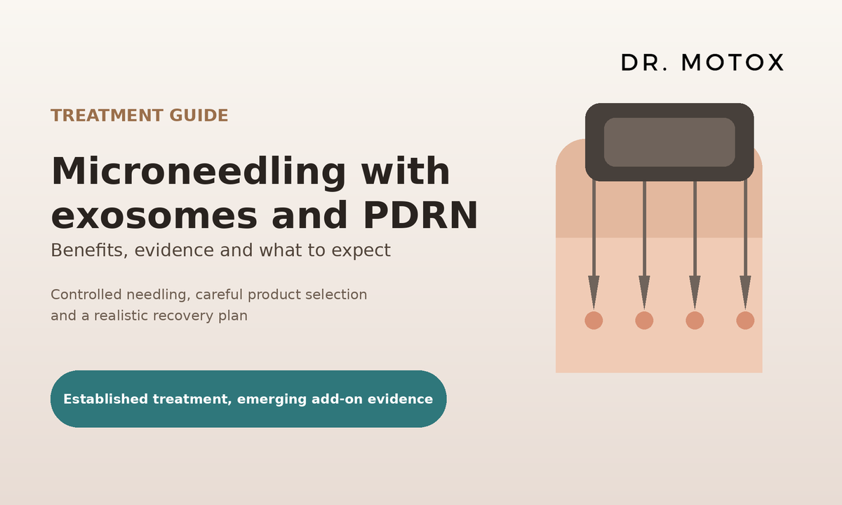 Dr Motox guide to microneedling with exosomes and PDRN