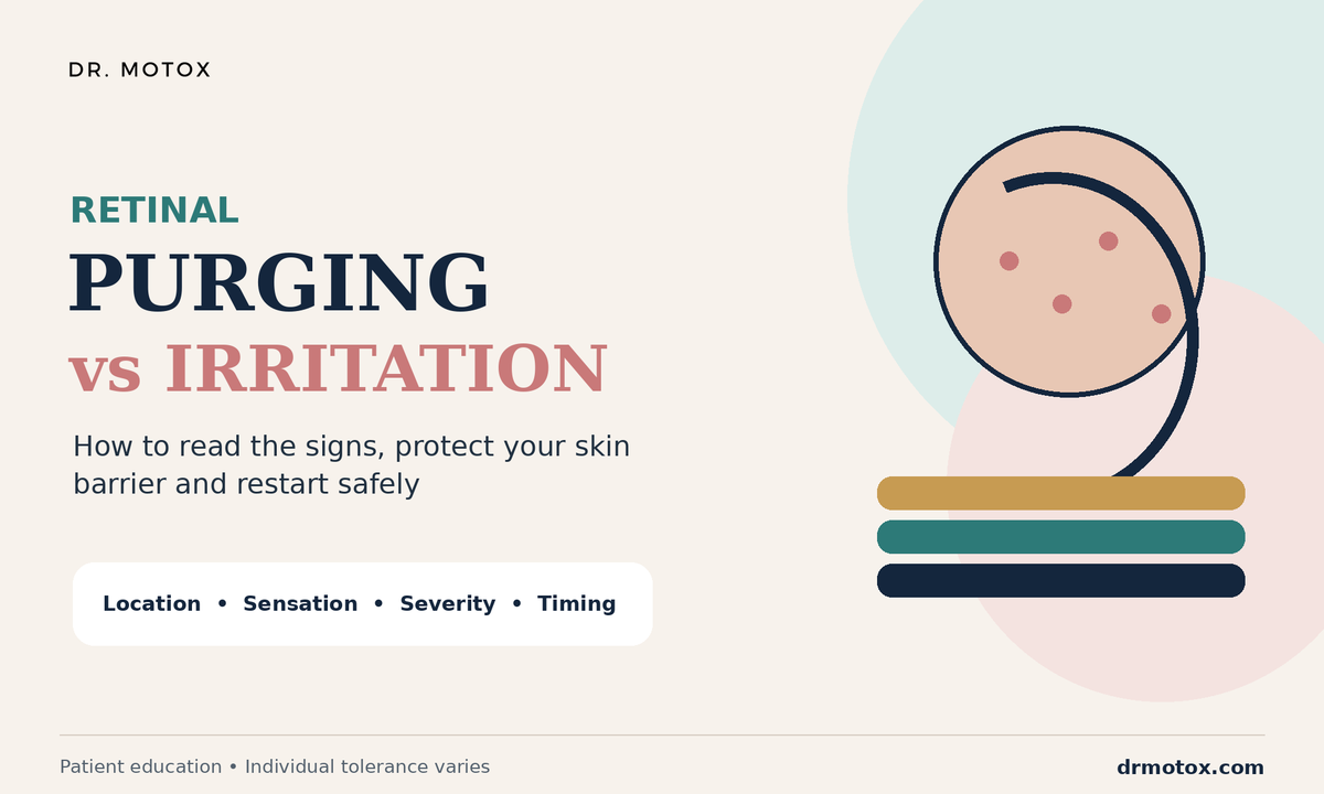 Dr Motox guide to retinal purging versus irritation