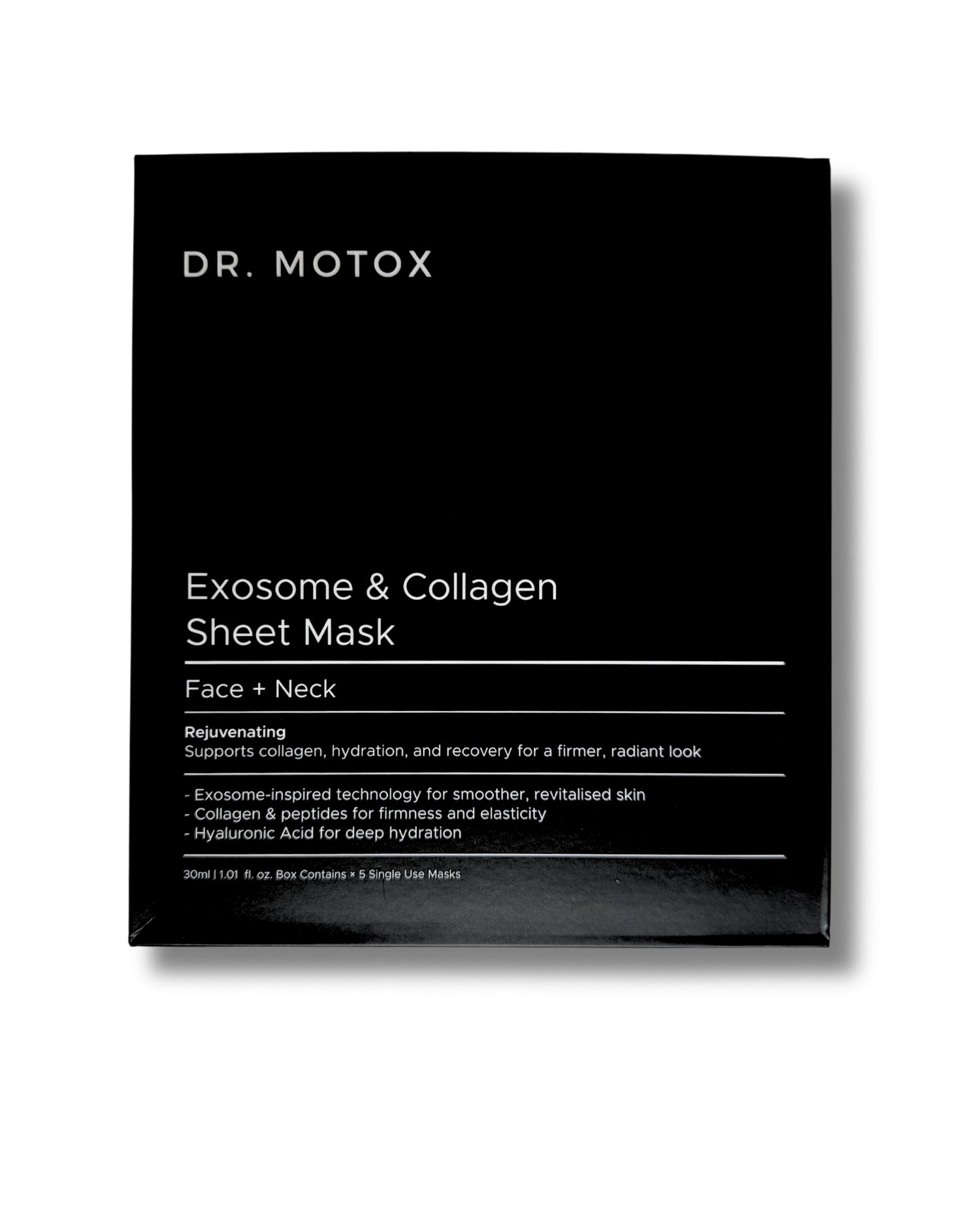Exosome &amp; PDRN Face Sheet Mask - Pack of 5