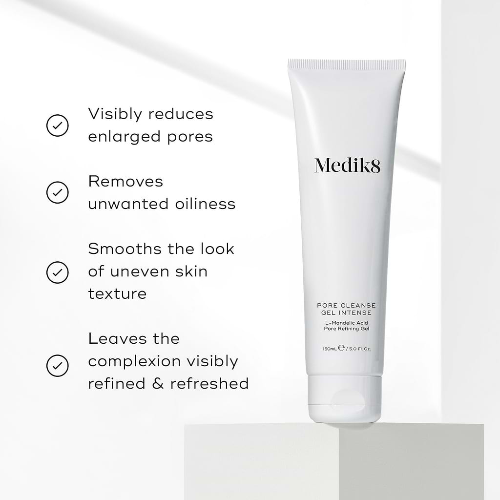 Medik8 Pore Cleanse Gel™ Intense – Purifying Gel Cleanser key benefits