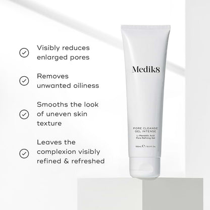 Medik8 Pore Cleanse Gel™ Intense – Purifying Gel Cleanser key benefits