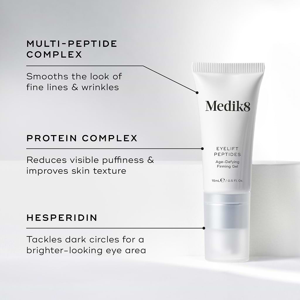 Medik8 Eyelift™ Peptides – Firming Eye Gel key ingredients