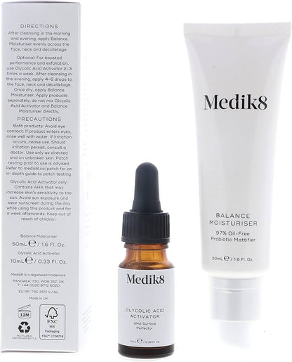 Medik8 Balance Moisturiser with Glycolic Activator | Blemish Control Hydration