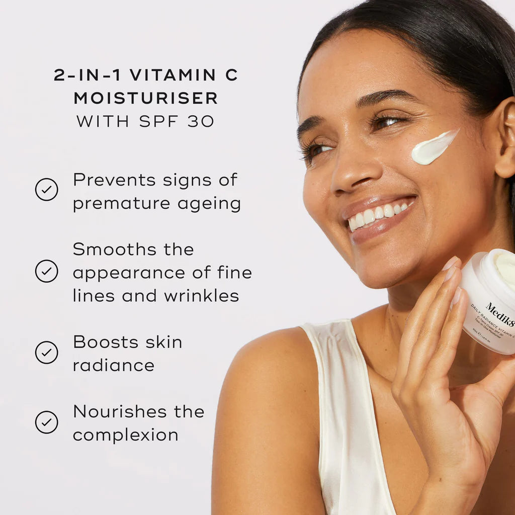 Medik8 Daily Radiance Vitamin C™ Moisturiser – Brightening SPF Moisturiser