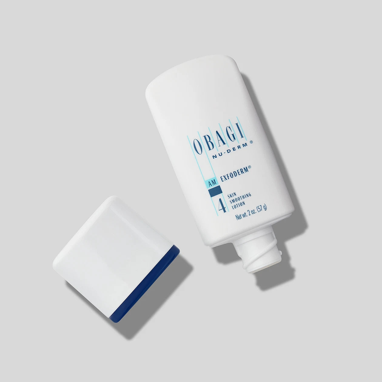 Obagi Nu-Derm Exfoderm with the cap open.