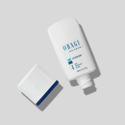 Obagi Nu-Derm Exfoderm with the cap open.