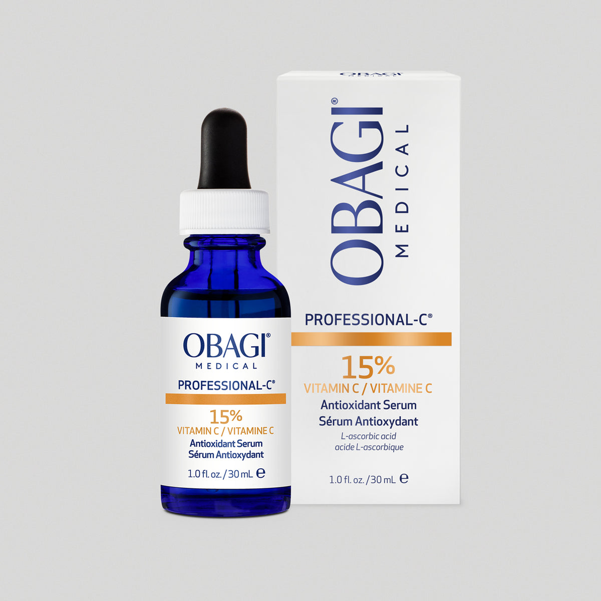 Obagi Professional-C Serum 15% with open bottle