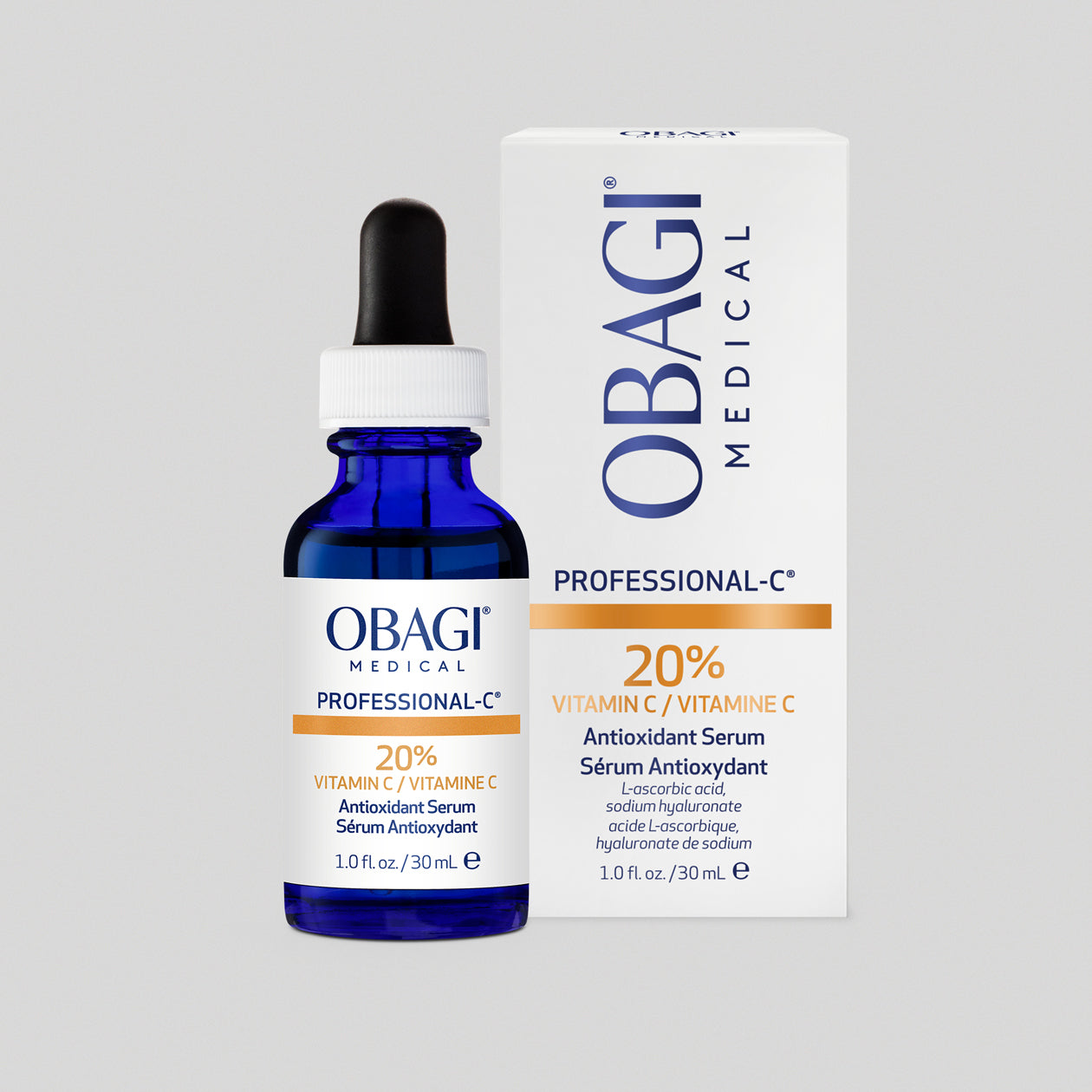 Obagi Professional-C Serum 20% with open bottle