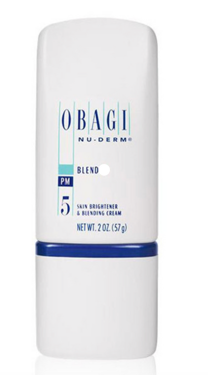 Obagi Blend skincare product featuring a sleek bottle with a pump dispenser for customized skin treatment.