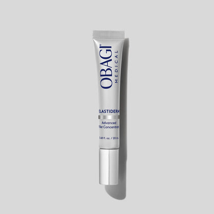 Obagi ELASTIderm Advanced Filler Concentrate 20ml skincare product bottle with label, designed for skin firming and elasticity.