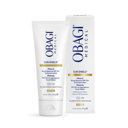 Obagi Sun Shield Mineral Broad Spectrum SPF 50 with open cap