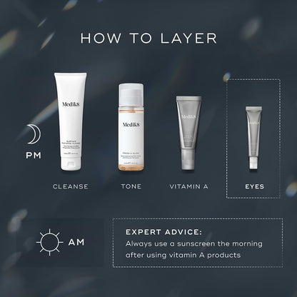 How to layer Medik8 Crystal Retinal Ceramide Eye