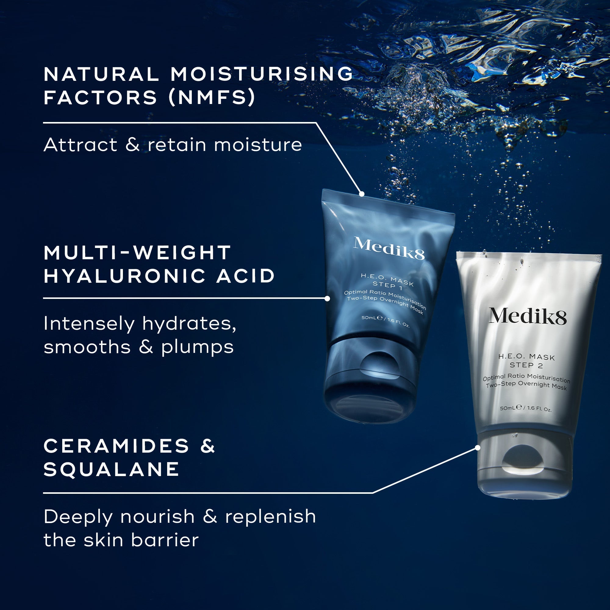 Medik8 H.E.O. Mask key ingredients from Medik8 UK