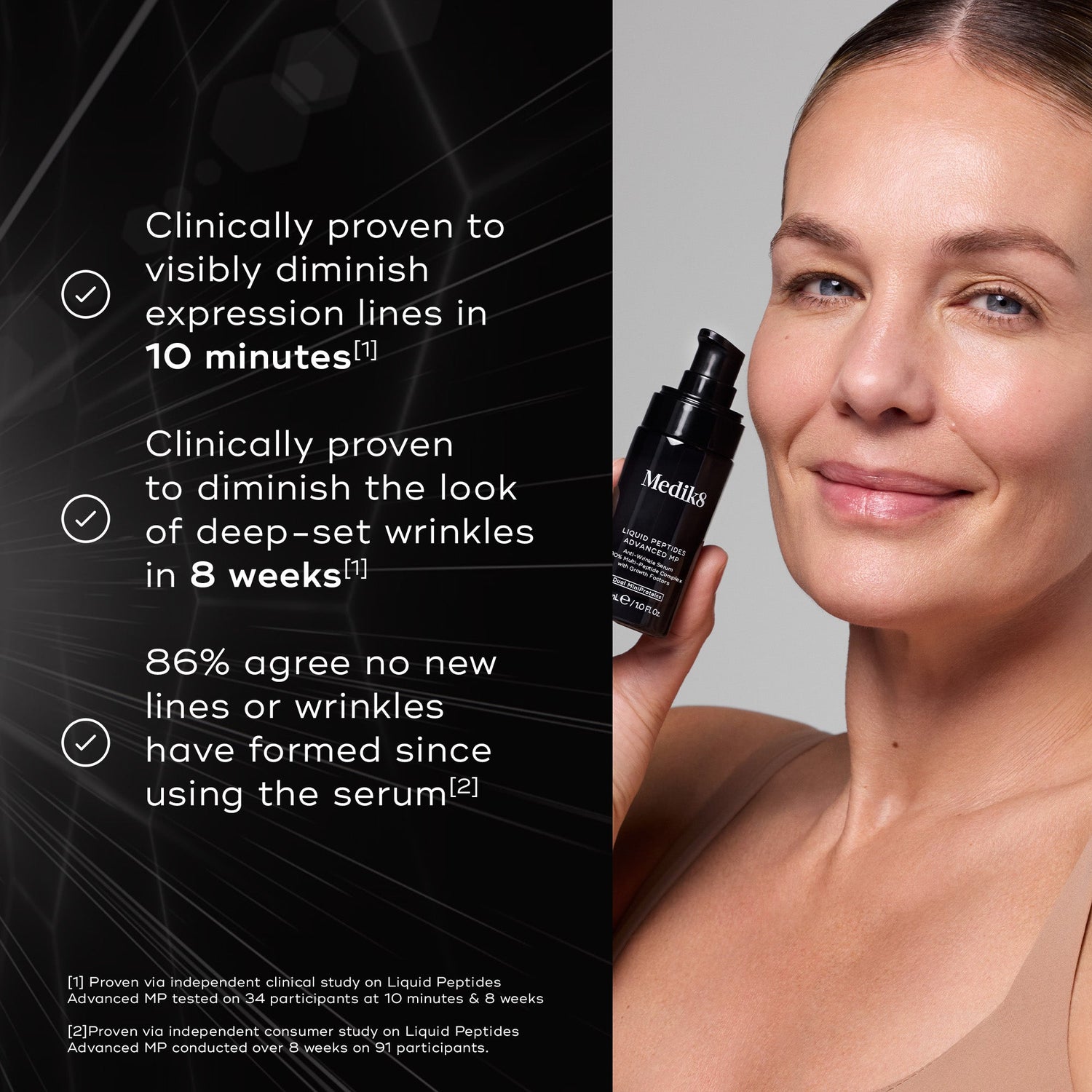 Liquid Peptides Advanced MP benefits from Medik8 UK