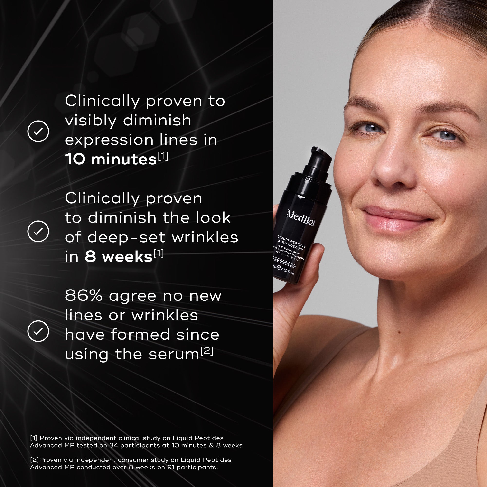 Liquid Peptides Advanced MP benefits from Medik8 UK